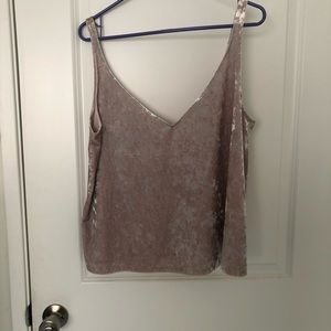 Crushed velvet dress